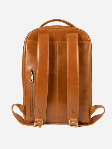 NEGOTIA Leather Backpack 'Averon' in Brown