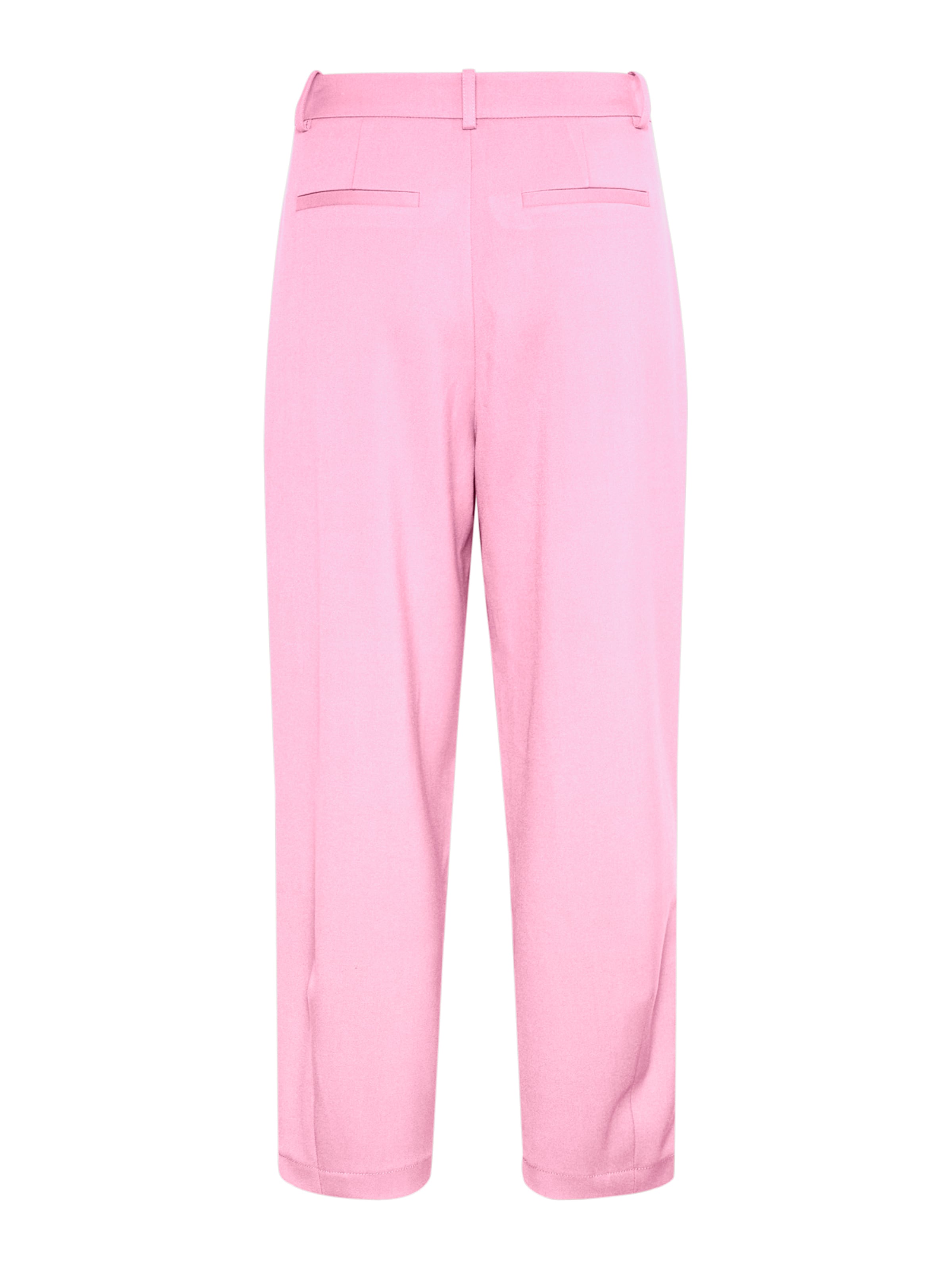 Kaffe Tapered Pleat-front trousers 'KAMerle' in Pink