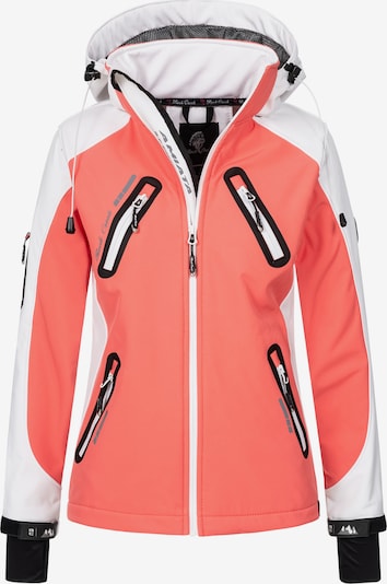 Rock Creek Outdoorjacke in pastellpink / schwarz / weiß, Produktansicht