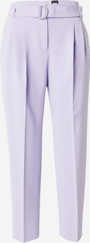 BOSS - Pantalón plisado 'Tapiah' en lila: frente