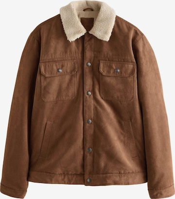 Next Преходно яке в кафяво: отпред