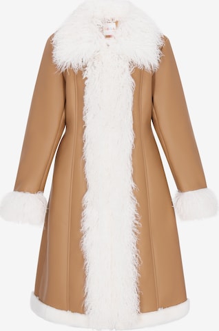 IZIAZimski kaput 'Fashion Look' - bež boja: prednji dio