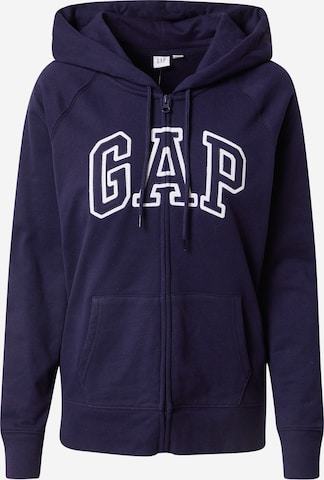 Gap Petite Sweat jacket in Blue: front