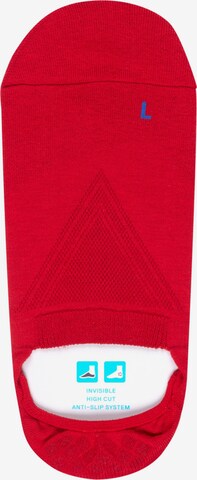 FALKE Athletic Socks 'Cool Kick Invisible' in Red