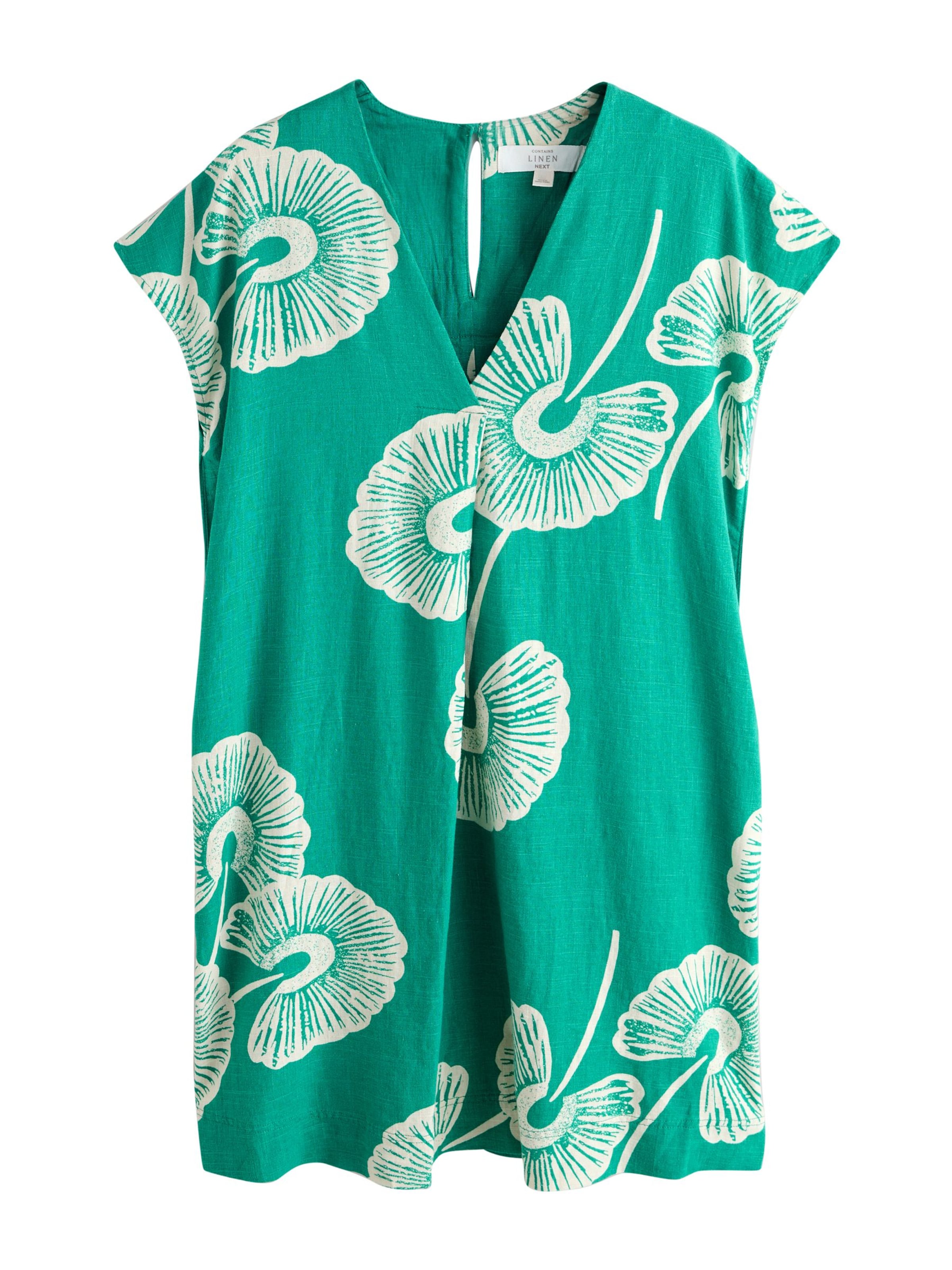 Next Klänning i grön: framsida