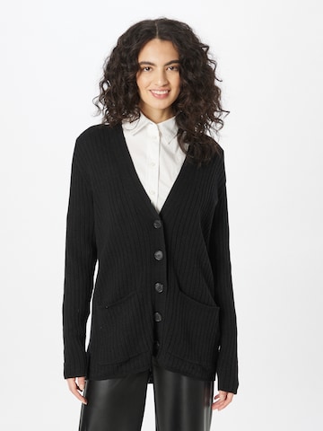 GAP Knit Cardigan in Black: front