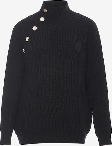 Pull-over faina en noir : devant