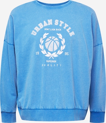 ONLY Carmakoma Sweatshirt in Blue: front
