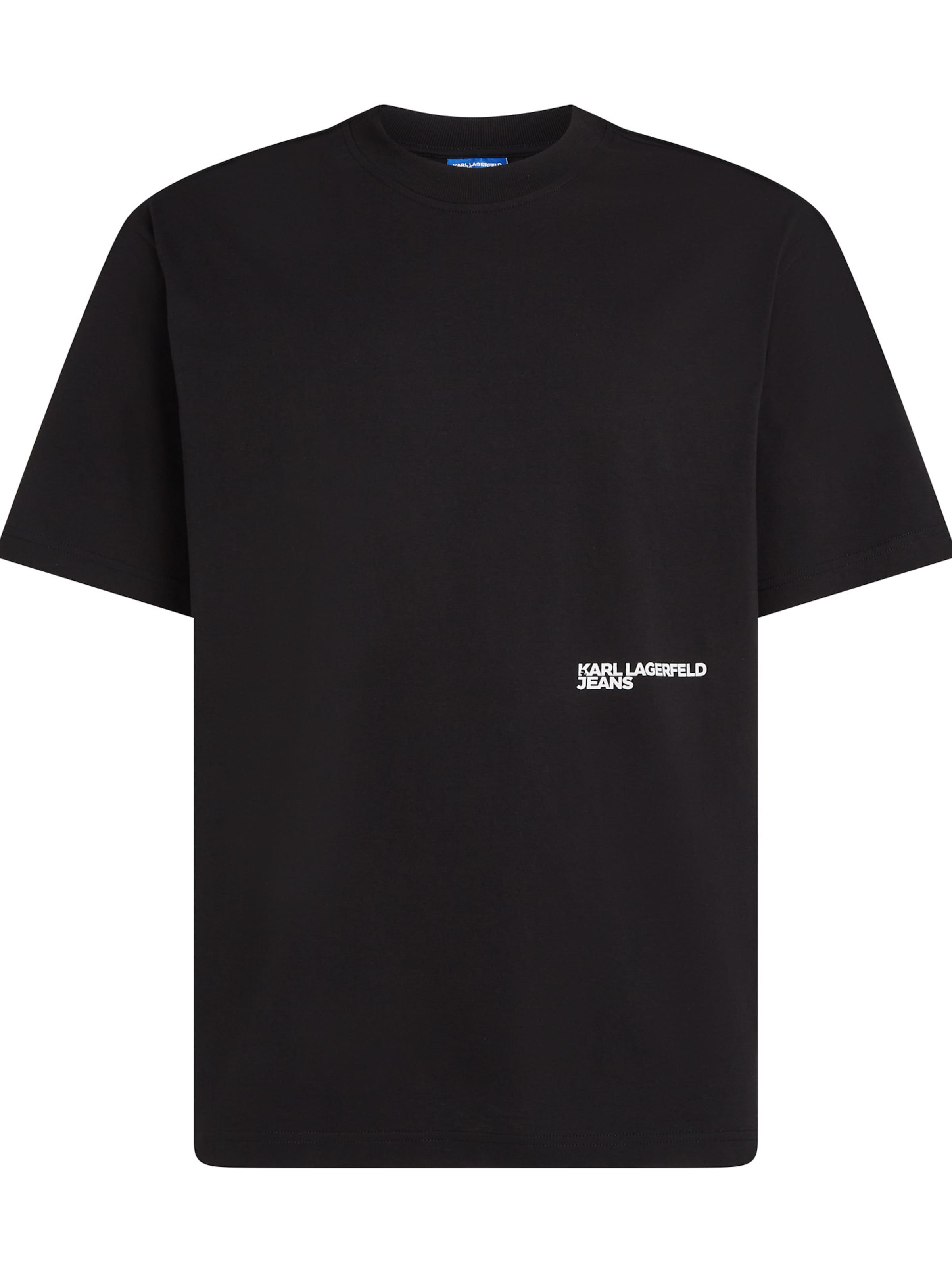 T-Shirt KARL LAGERFELD JEANS en noir : devant