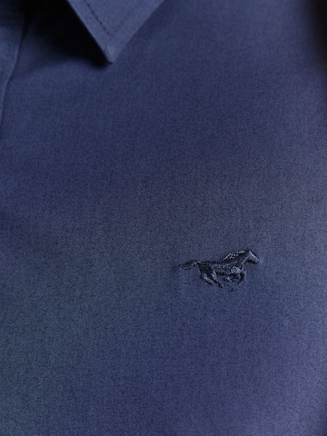 MUSTANG Slim Fit Hemd 'Style Canton' in Blau