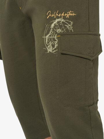 Jan Vanderstorm Loose fit Workout Pants 'Bandulf' in Green