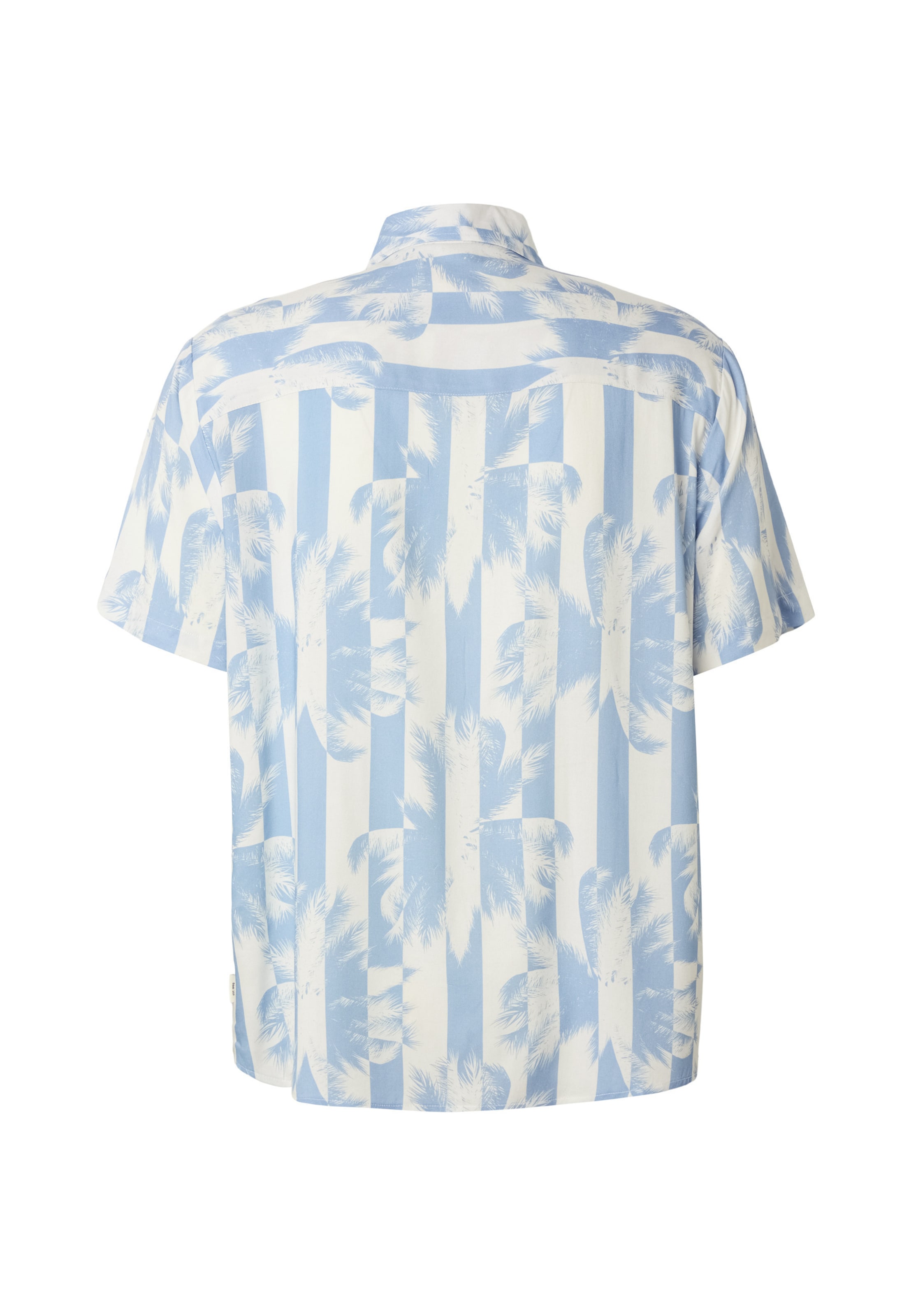 INDICODE JEANS - Regular Fit Camisa 'Blocks' em azul