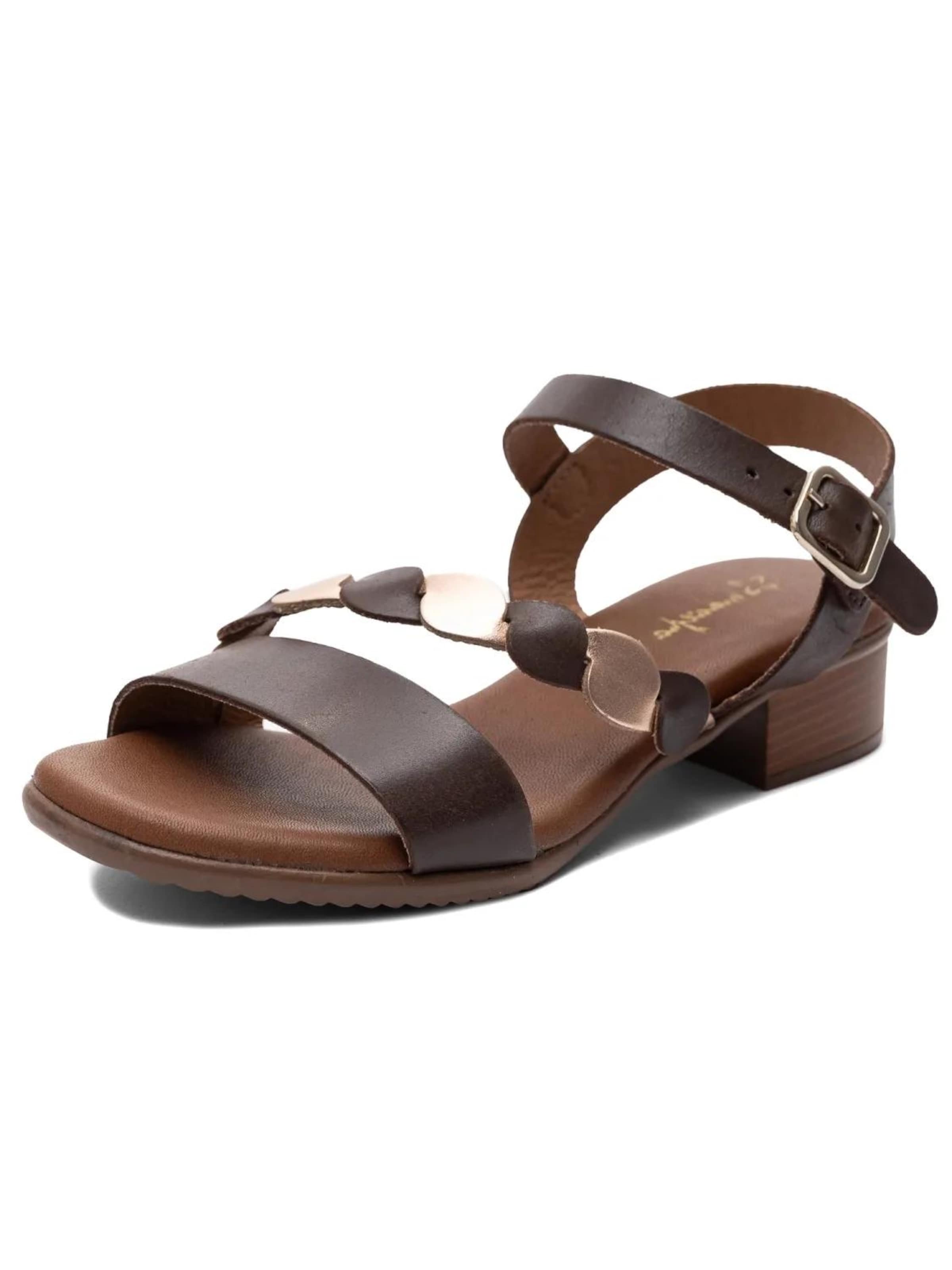 Maciejka Sandals in Brown: front