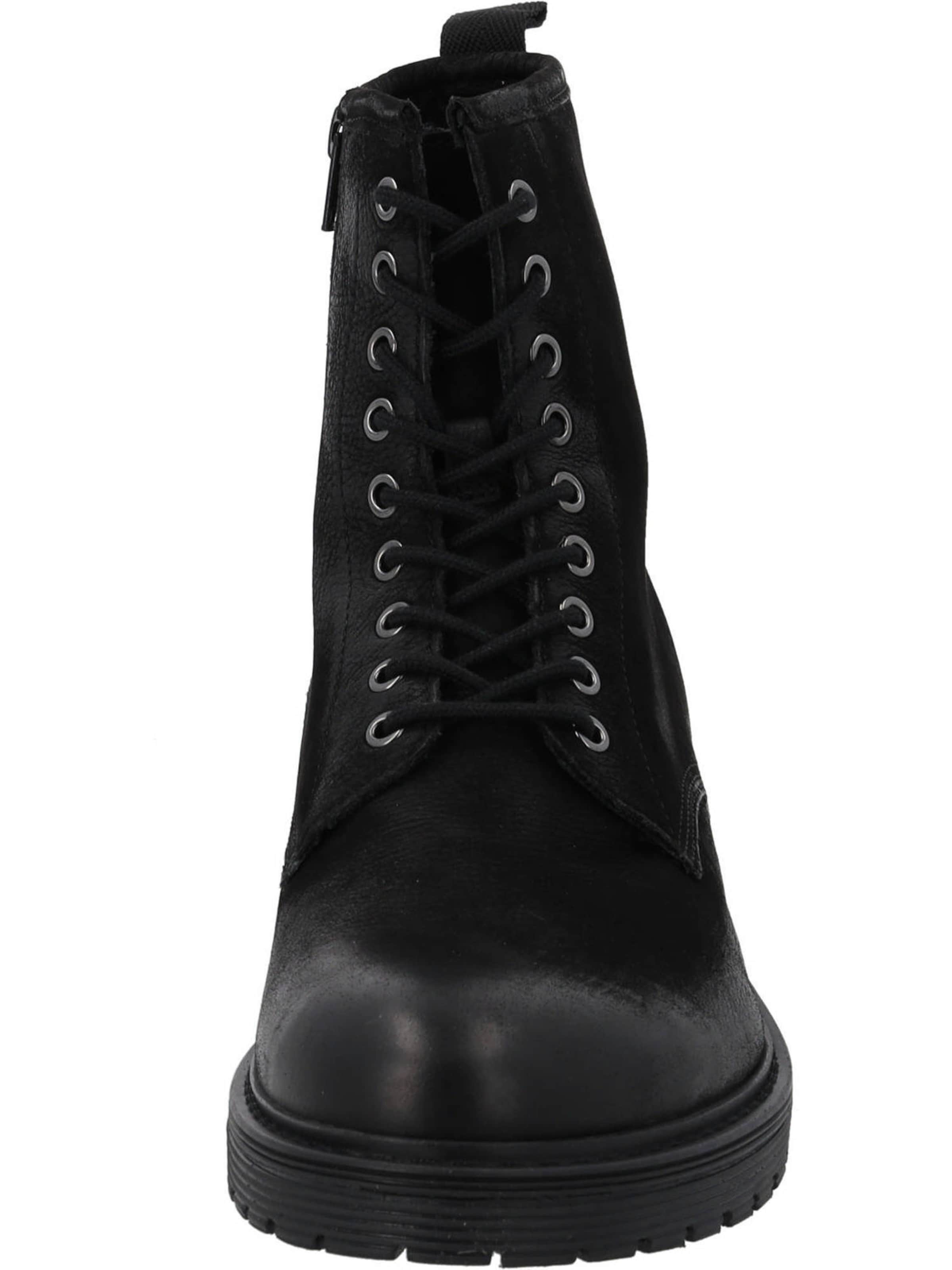 Palado Μπότες με κορδόνια 'Palado Liakian' σε μαύρο