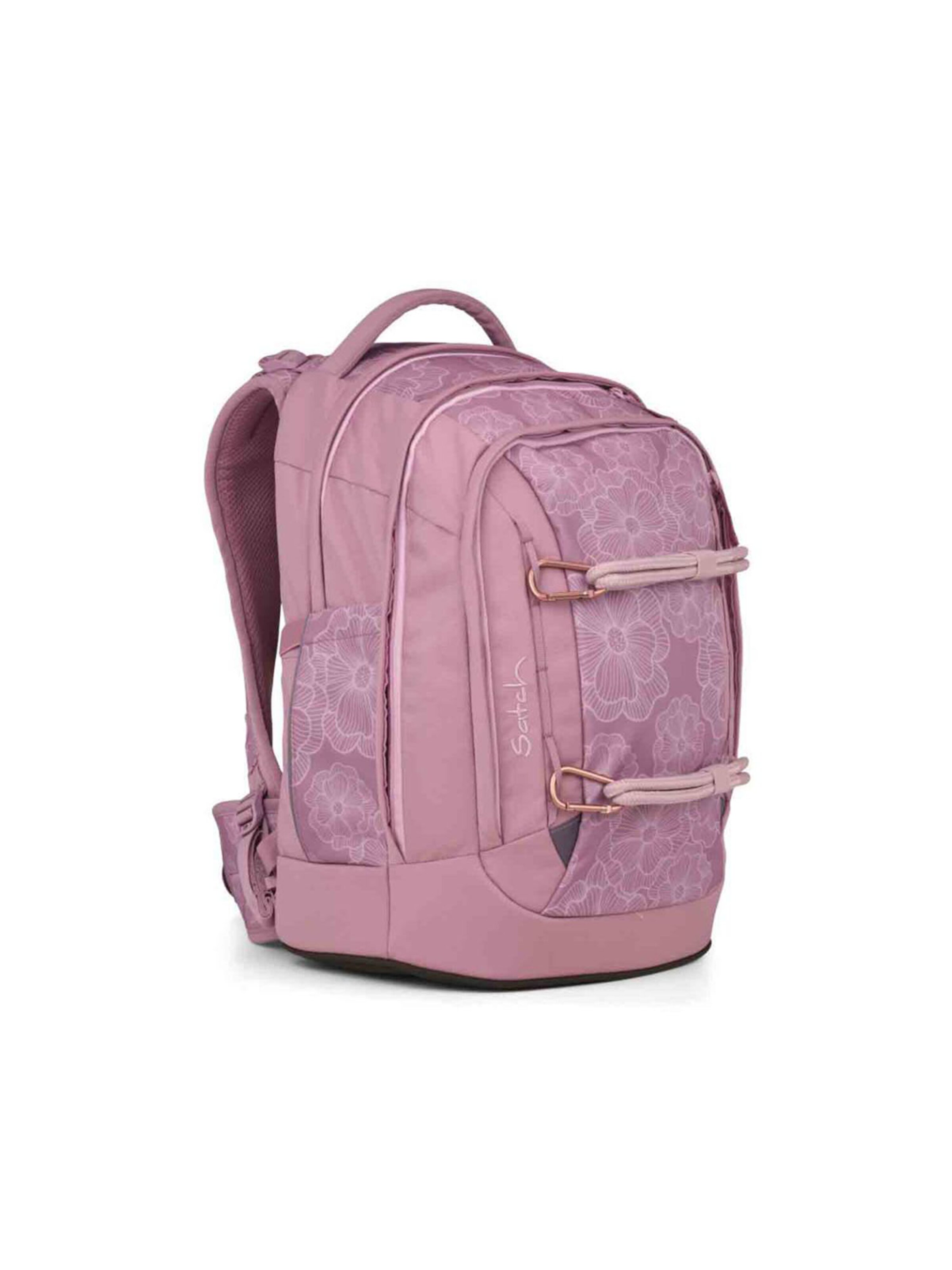Satch Backpack 'Pack Schulrucksack Set 3tlg' in Pink