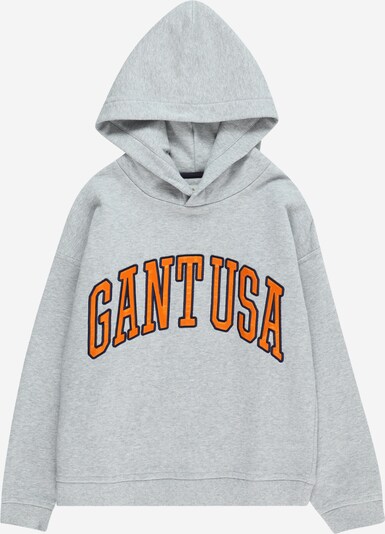 GANT Sweatshirt in navy / graumeliert / dunkelorange, Produktansicht