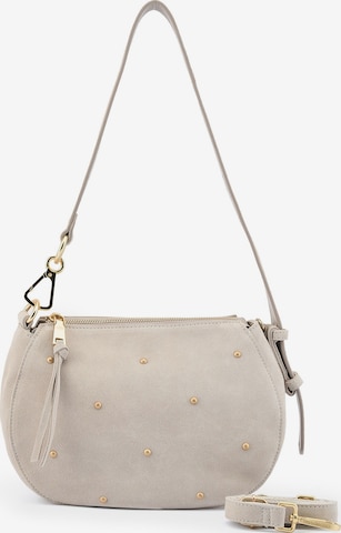 Sac bandoulière 'The Beaded One' FREDsBRUDER en beige : devant