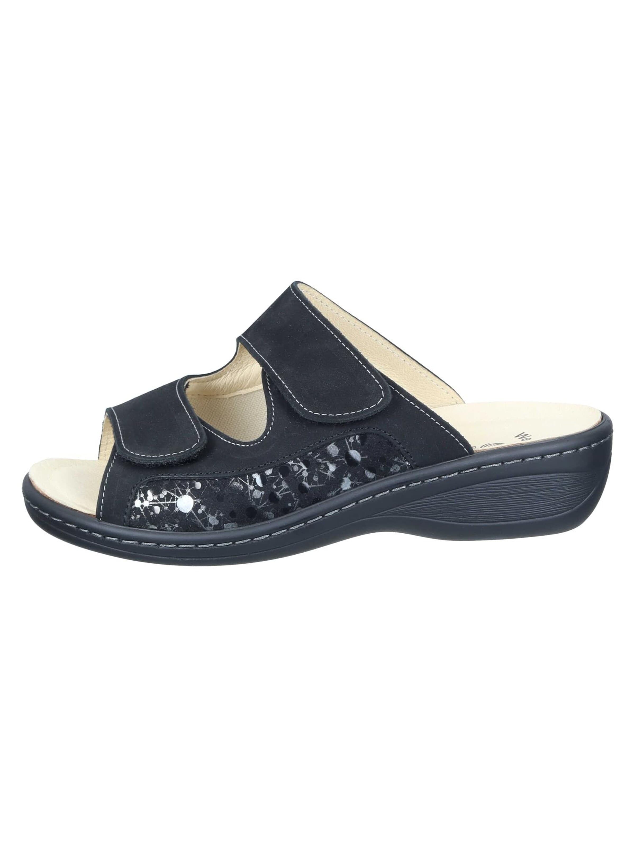 DR. BRINKMANN Pantolette 'Chelva'‌‌‌‌‌‌ in Schwarz: Vorderseite
