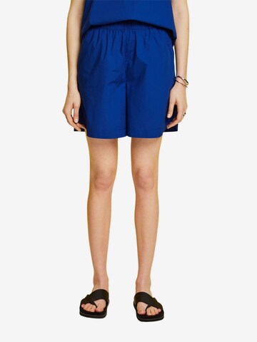 ESPRIT Regular Broek in Blauw: voorkant