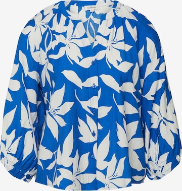 s.Oliver Blouse in Blauw: voorkant