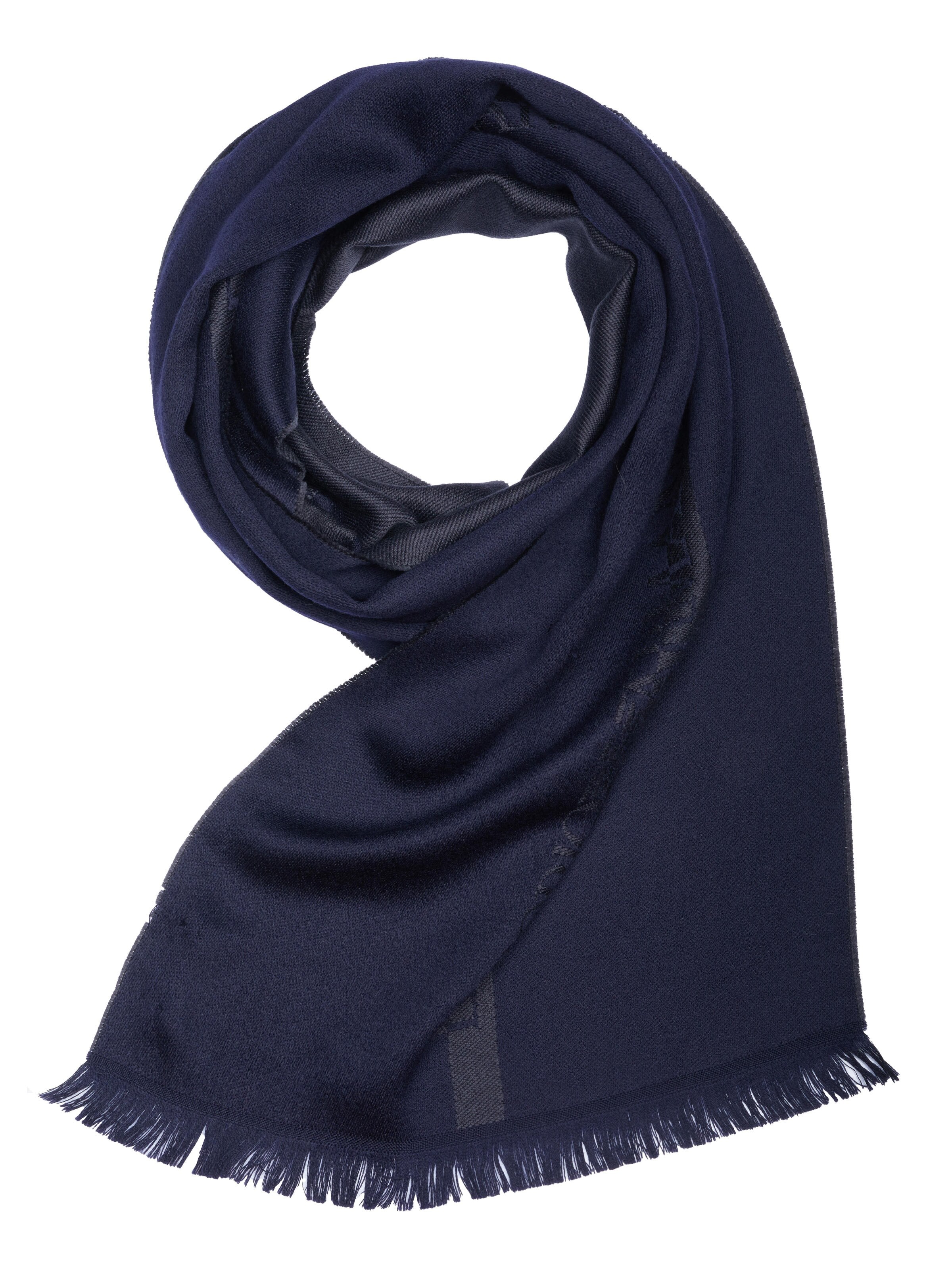 Écharpe 'Emporio' ARMANI en bleu : devant