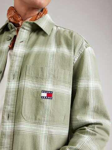Tommy Jeans Regular Fit Hemd in Grün