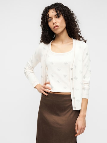 GUESS Πλεκτή ζακέτα σε μπεζ