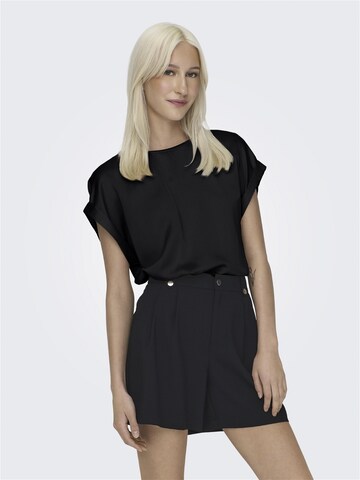 T-shirt ONLY en noir : devant