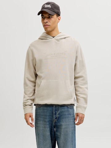 Sweat-shirt JACK & JONES en gris : devant