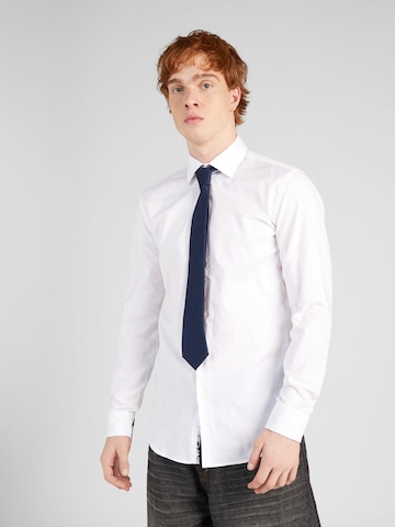 HUGO Red Regular fit Button Up Shirt 'Koey' in White: front