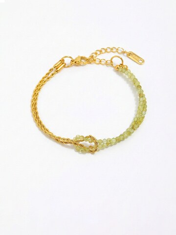 Nemomatheo Bracelet 'Twist' in Green: front