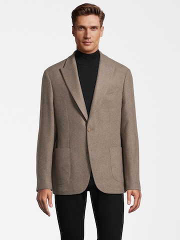 Steffen Klein Regular fit Colbert in Beige: voorkant