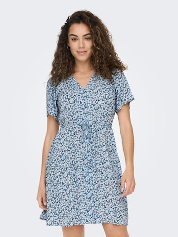 Robe 'Evida' ONLY en bleu : devant