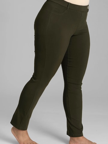 SANDGAARD Tapered Pants 'Copenhagen' in Green