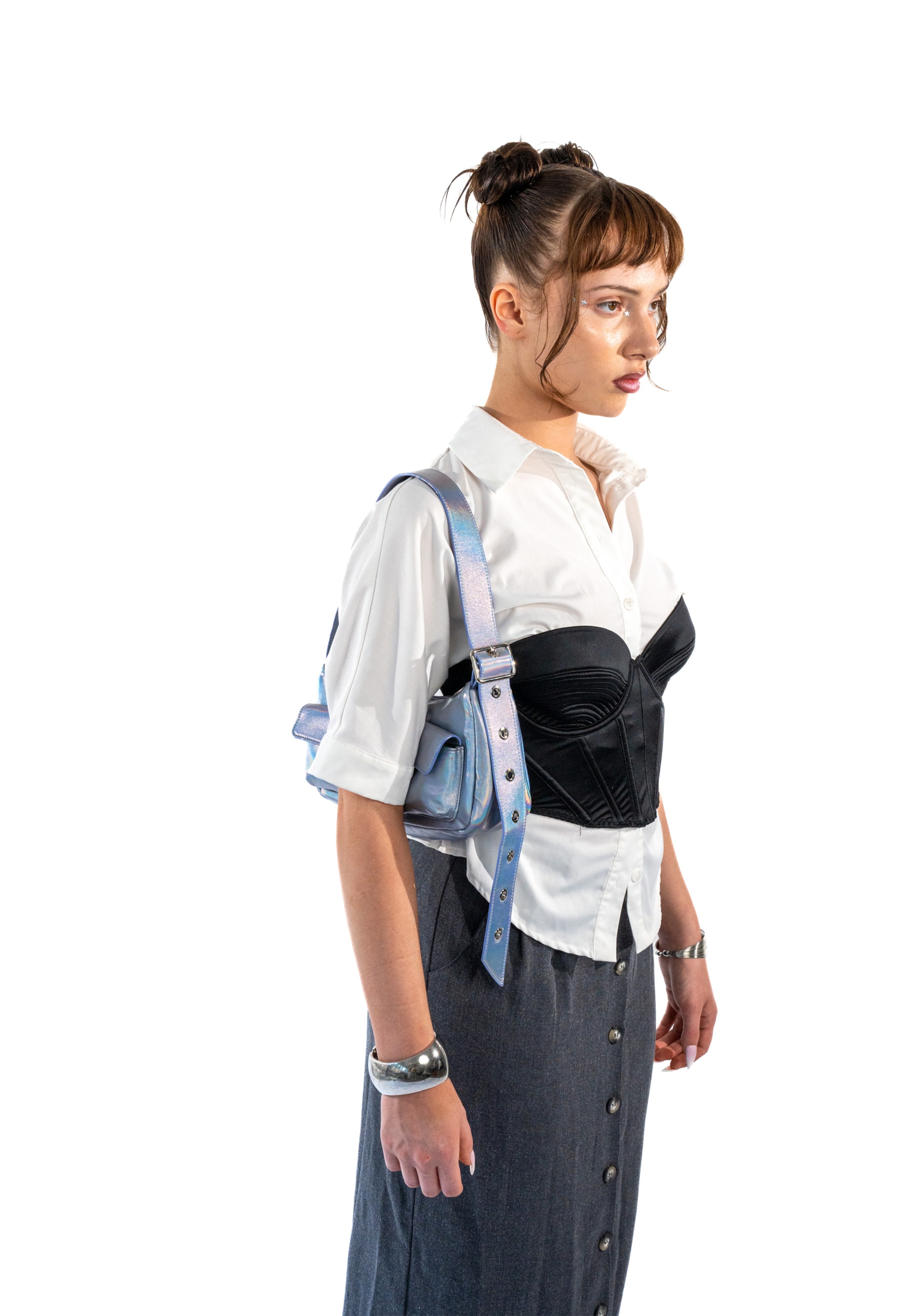 Geantă de umăr 'Electra' de la Expatrié pe mov: față