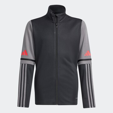 ADIDAS PERFORMANCE Athletic Jacket in Black: front