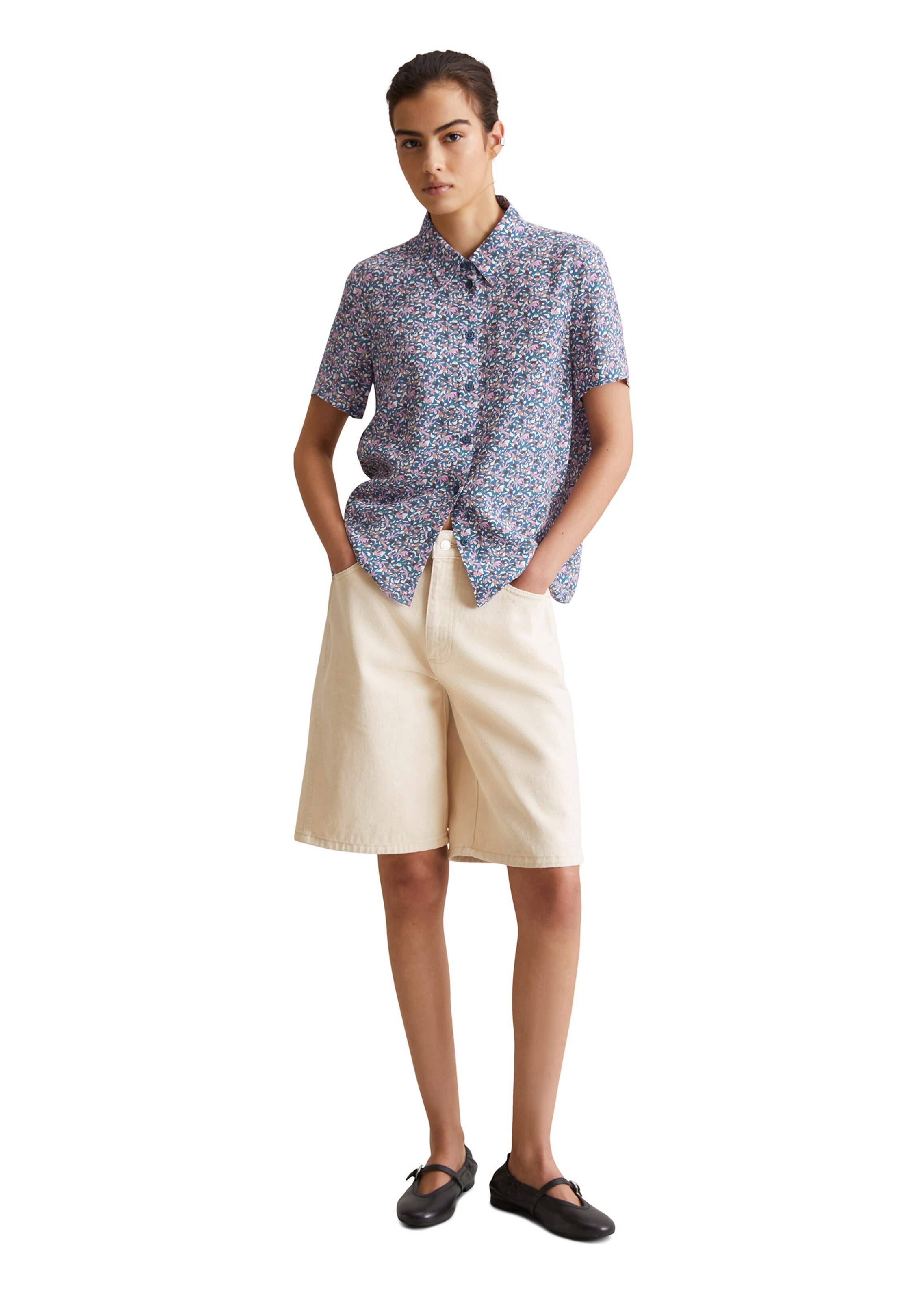 Marc O'Polo DENIM Bluse in Blau