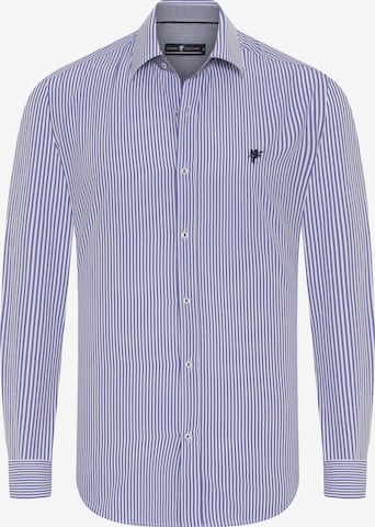DENIM CULTURE - Regular Fit Camisa 'Donovan' em azul: frente