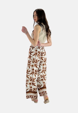 Elara Wide Leg Bukser i brun