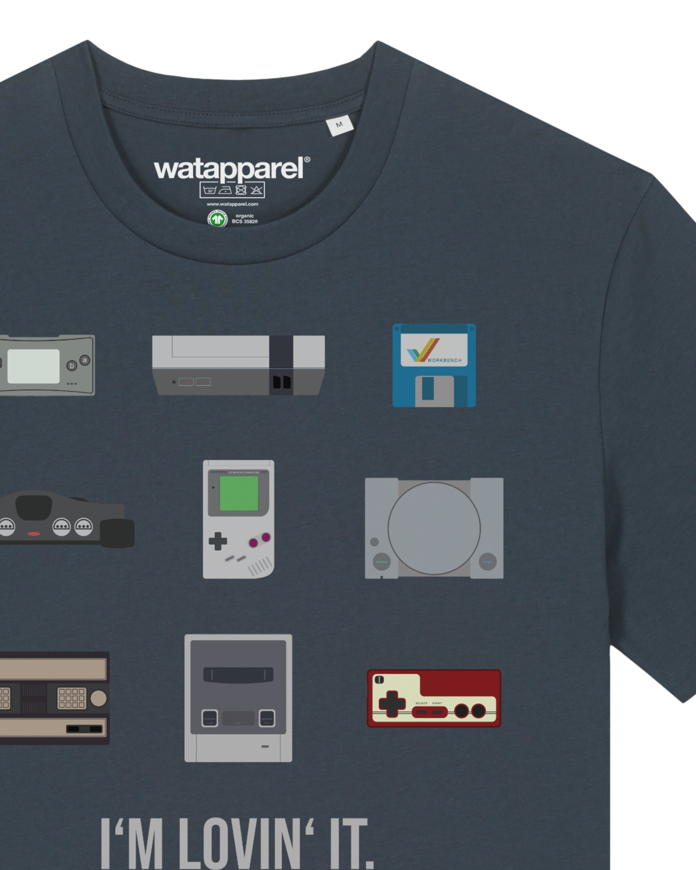 Watapparel Shirt ' Videogames ' in Grijs