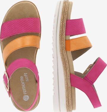 REMONTE Sandalen met riem in Roze