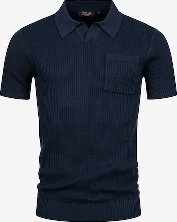 INDICODE JEANS Sweater 'INHarlo' in Blue: front