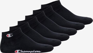 Champion Authentic Athletic Apparel Athletic Socks in Black: front