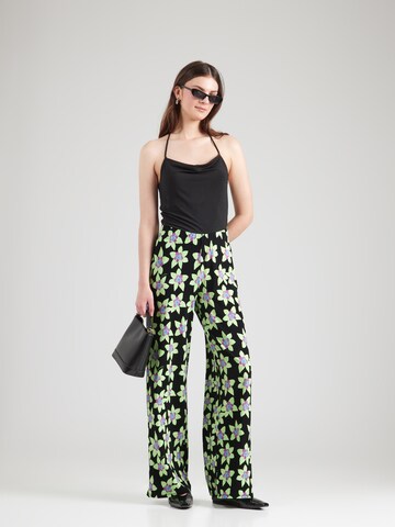 Harper & Yve - Pierna ancha Pantalón en negro