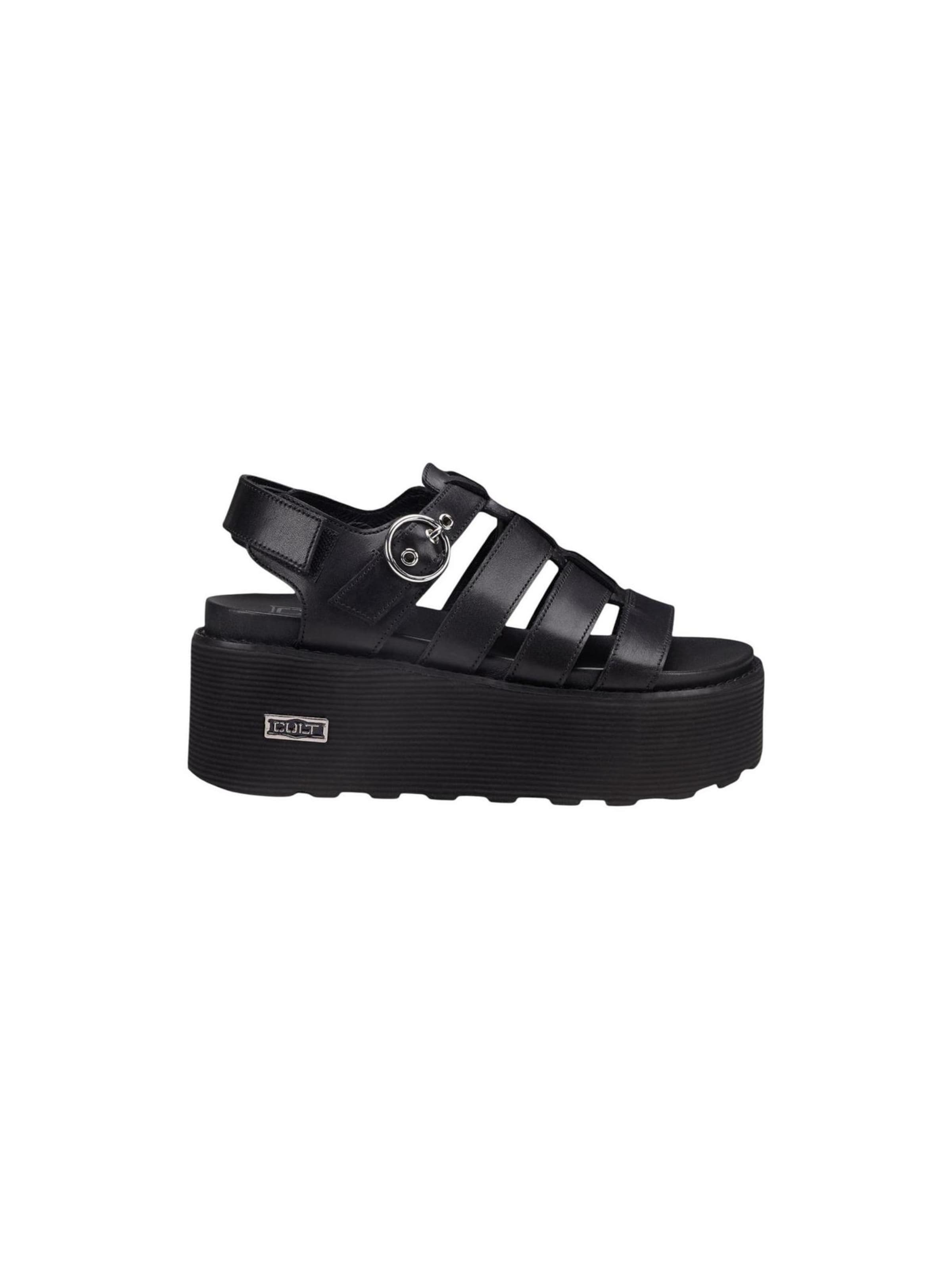 Sandalo 'NANCY 4488 SANDAL W LEATHER BLACK CLW448800' di cult in nero: frontale