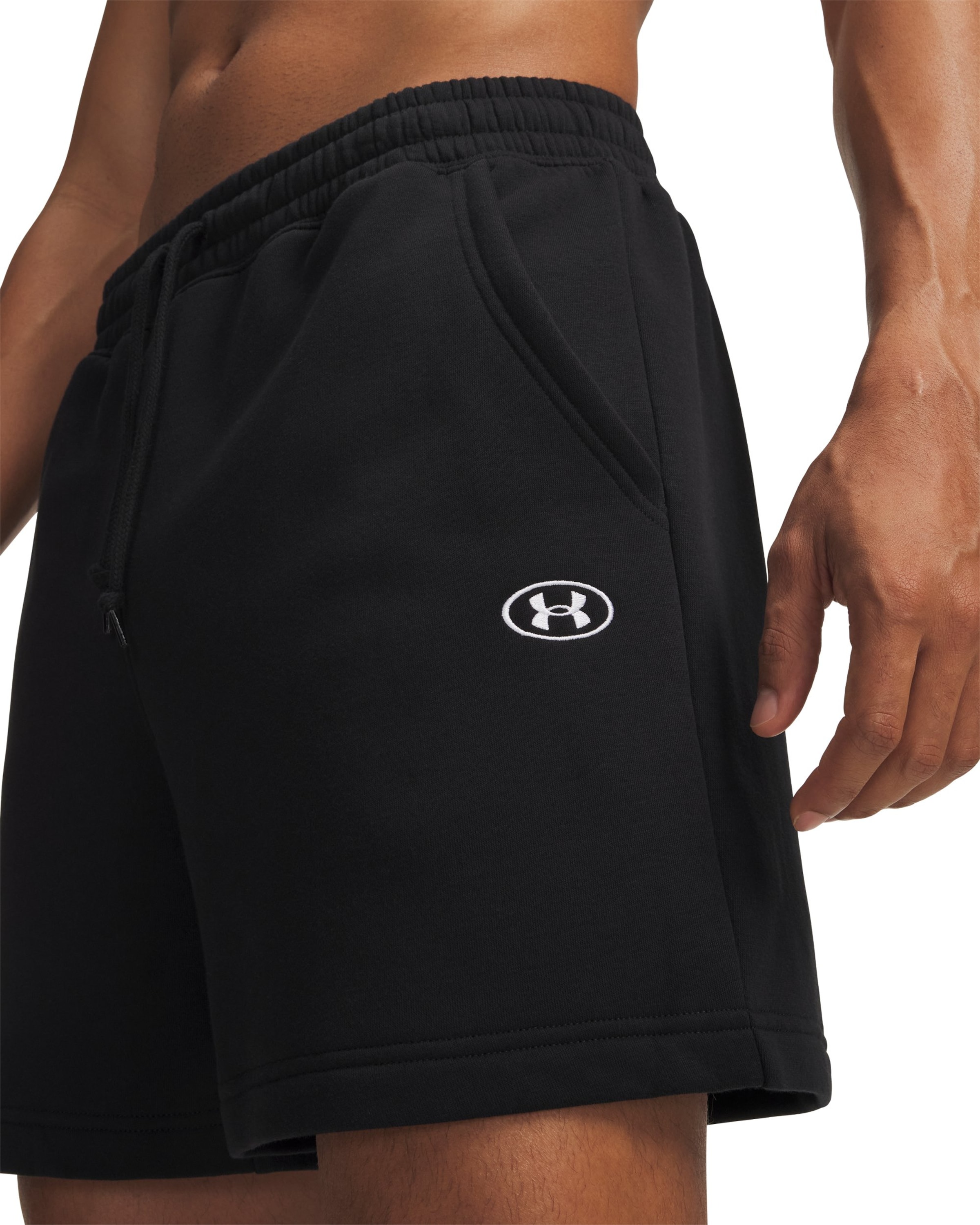 UNDER ARMOUR Regular Sportbroek 'Rival' in Zwart