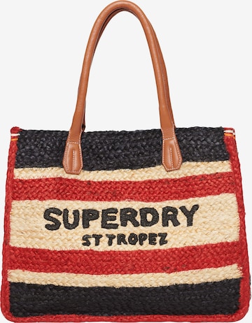 Cabas Superdry en marron : devant