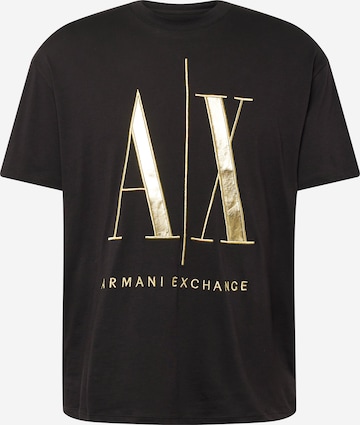 ARMANI EXCHANGE - Camisa em preto: frente