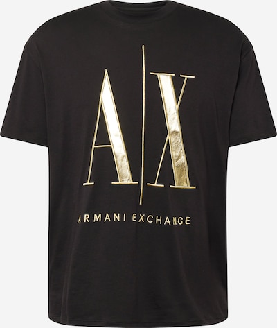 ARMANI EXCHANGE Majica u zlatna / crna, Pregled proizvoda