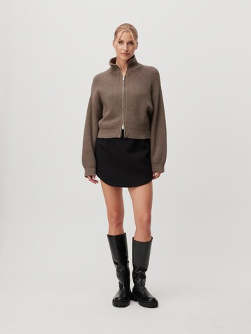 LeGer by Lena Gercke Knit Cardigan 'Cindy' in Brown